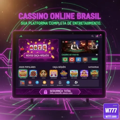 w777 - interface premium - Cadastro na Plataforma